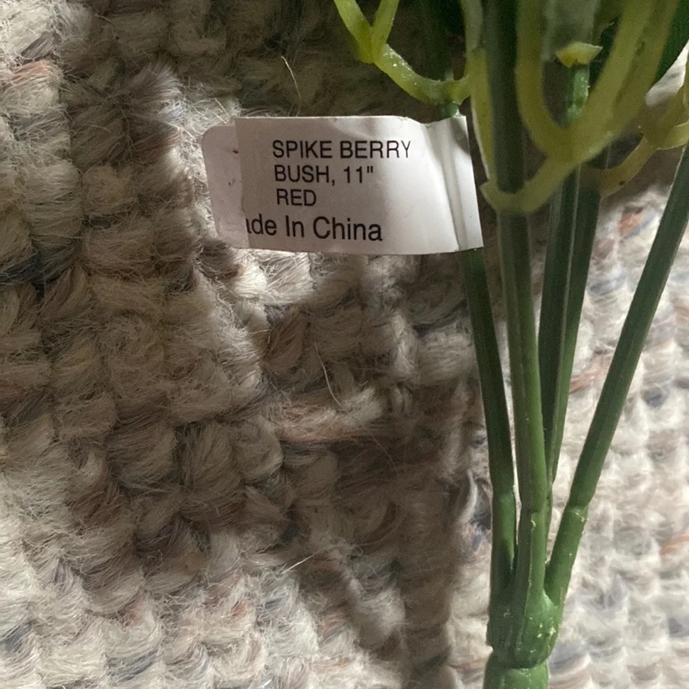 Artificial Red Berry Stems
